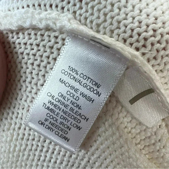 LOFT ivory cold shoulder sweater SZ SM - Picture 4 of 4